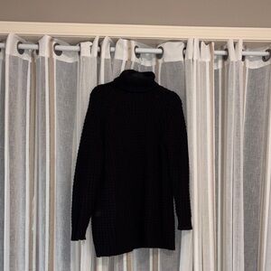 Black Turtleneck Sweater Dress